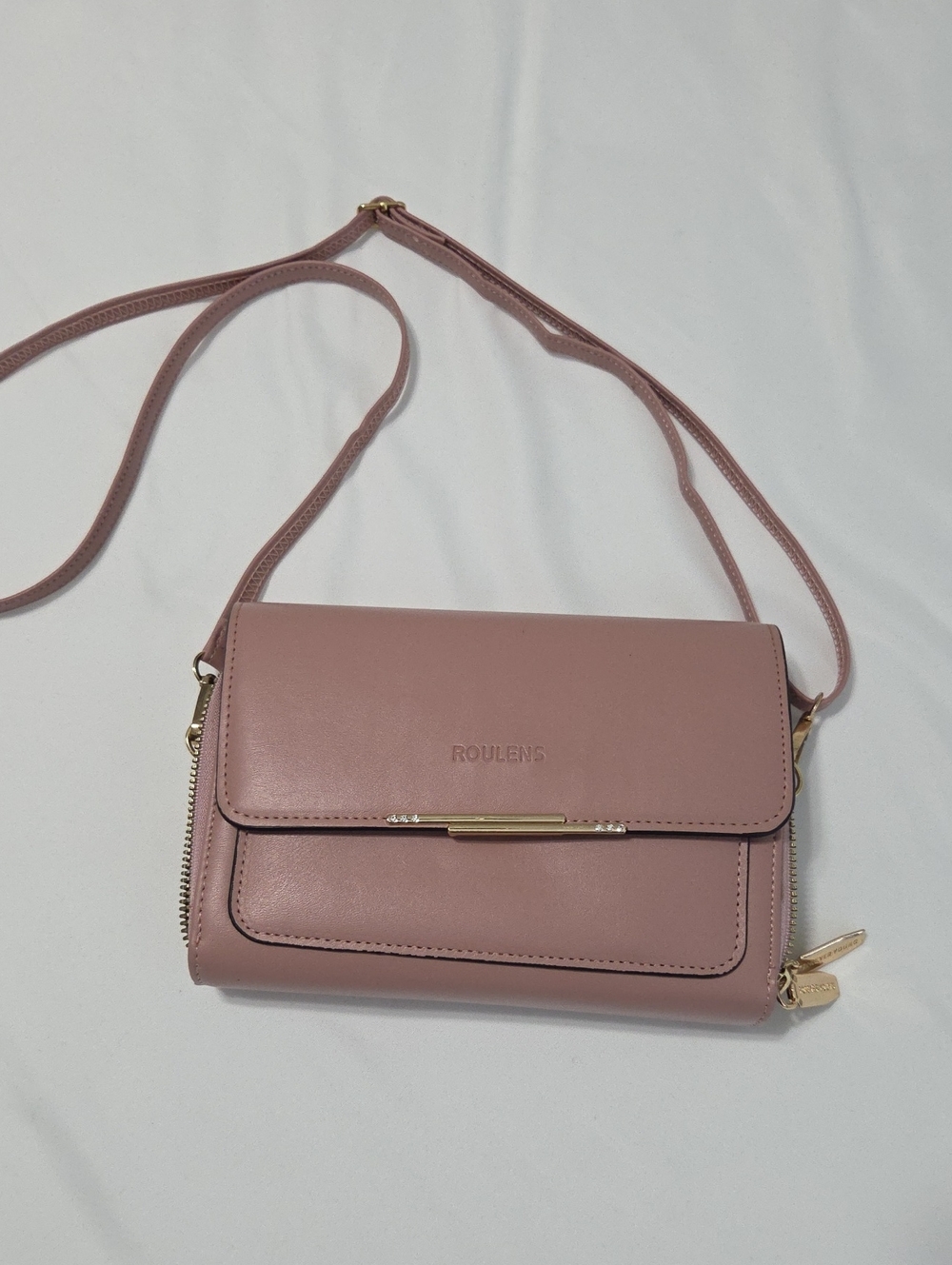 Pink Crossbody Wallet Purse